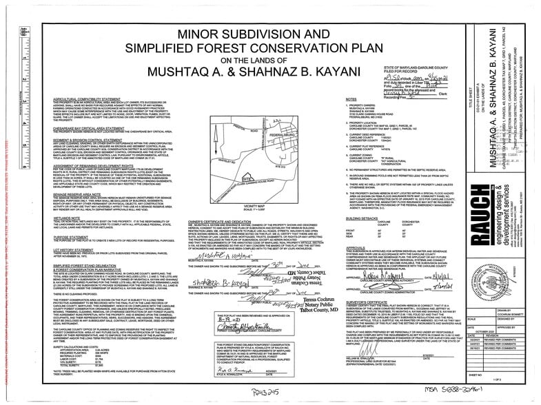 Lot 1 Clark Canning House Road, Federalsburg, MD for sale - Site Plan - Image 1 of 1