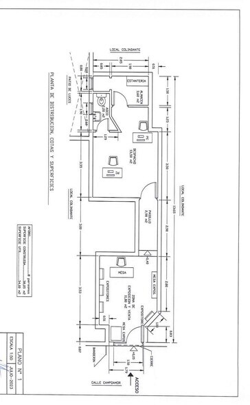 Commerce de détail dans Madrid, Madrid à louer - Plan d’étage type - Image 2 de 2
