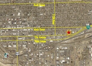 201 S 15th St, Grand Junction, CO - Aérien  Vue de la carte