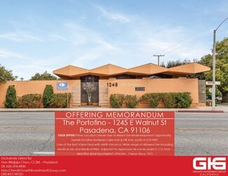 Plus de détails pour 1245 E Walnut St, Pasadena, CA - Bureau à vendre