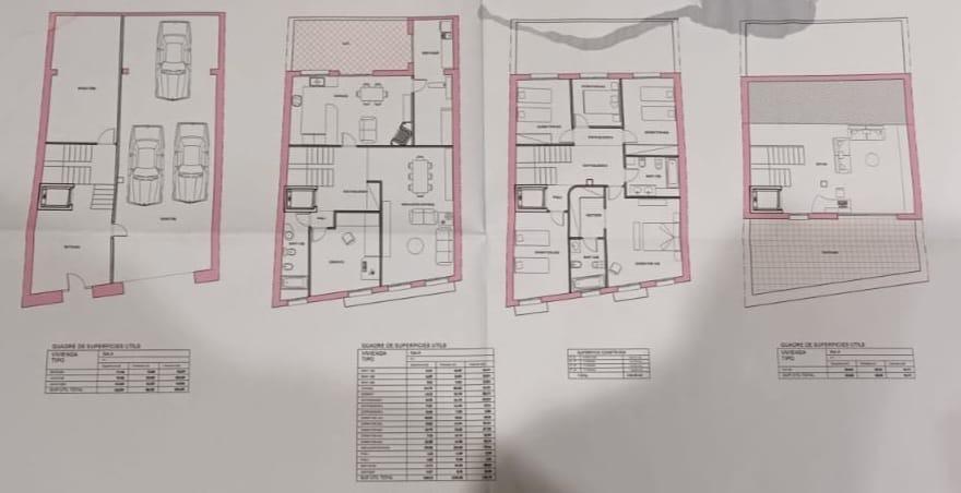 Immeuble residentiel dans Constantí, Tarragona à vendre - Plan d’étage type - Image 3 de 7