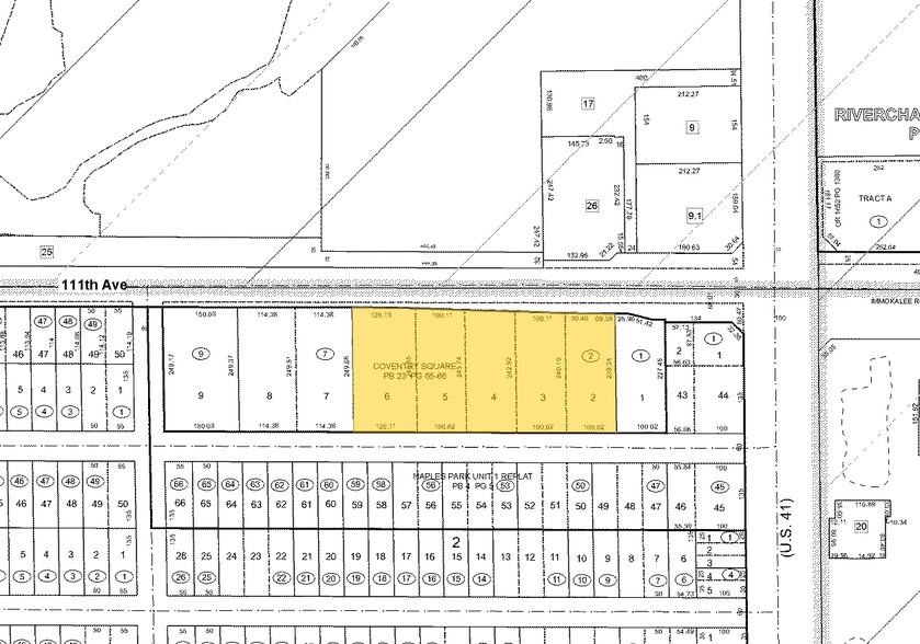 870 111th Ave N, Naples, FL à louer - Plan cadastral - Image 2 de 7