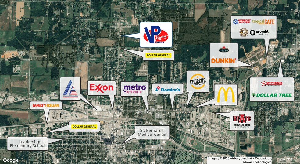 2028 N Church St, Jonesboro, AR à vendre - Photo du bâtiment - Image 2 de 3