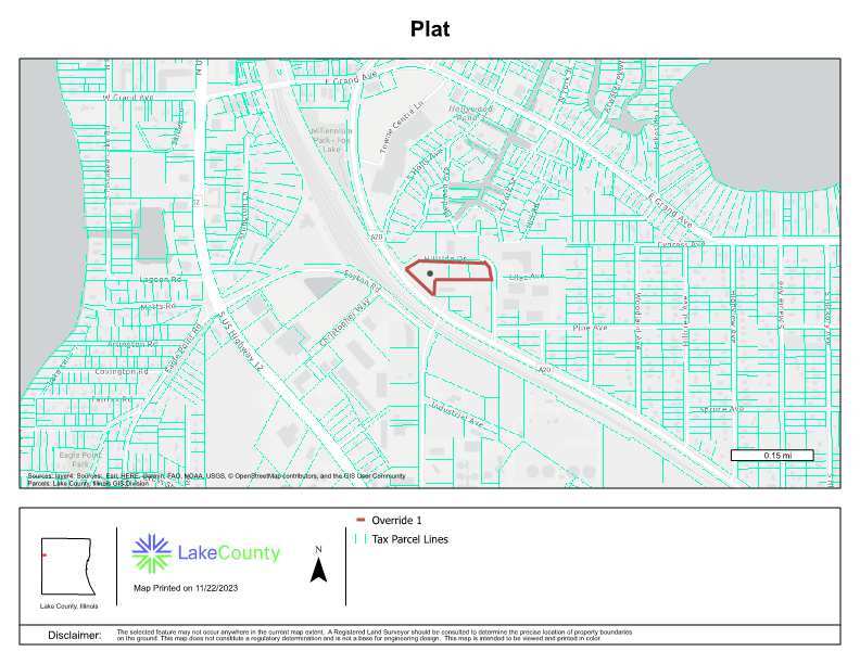 21 Hillside Dr, Fox Lake, IL à vendre Plan cadastral- Image 1 de 6