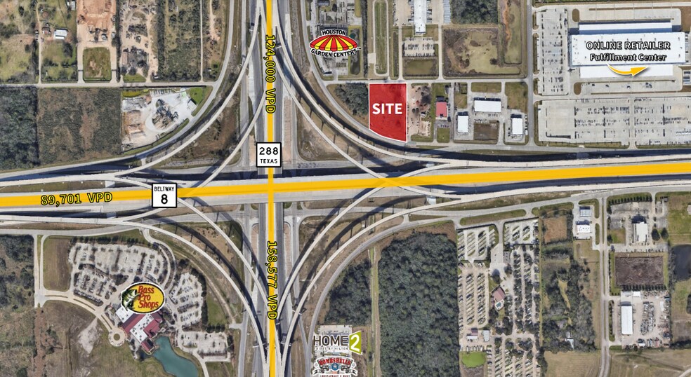 NEC SH 288 & Beltway 8, Houston, TX à vendre - Photo du bâtiment - Image 1 de 1