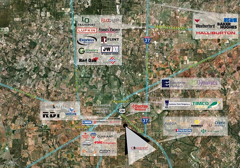 563 Shale Ln, Pleasanton, TX à vendre - Aérien - Image 2 de 10