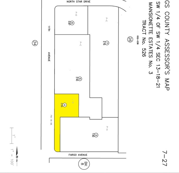 2567 N 11th Ave, Hanford, CA for sale - Plat Map - Image 1 of 1