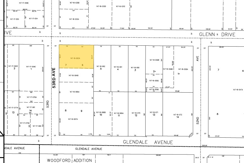 7019 N 53rd Ave, Glendale, AZ à vendre - Plan cadastral - Image 2 de 3