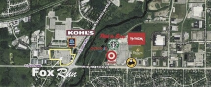 2310 Fox Run, Waukesha, WI - AERIAL  map view