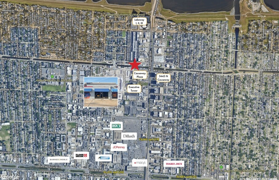 3216-3304 W Esplanade Ave, Metairie, LA for lease - Aerial - Image 2 of 4