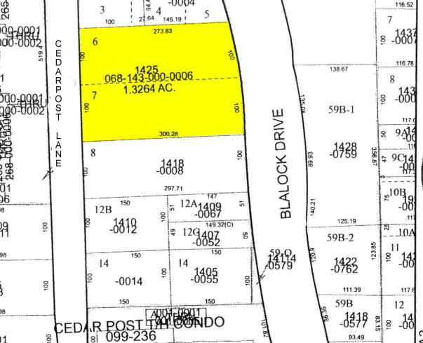1425 Blalock Rd, Houston, TX à louer - Plan cadastral - Image 2 de 4