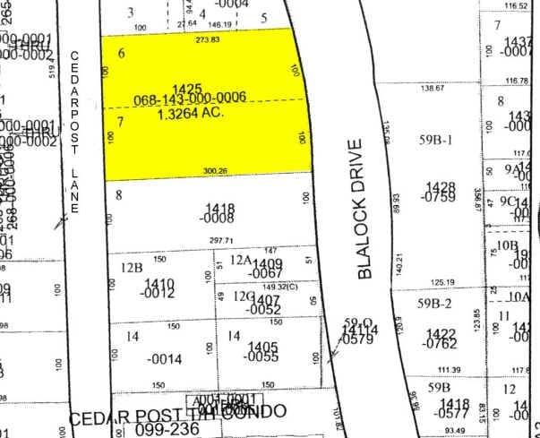 1425 Blalock Rd, Houston, TX for lease - Plat Map - Image 2 of 4