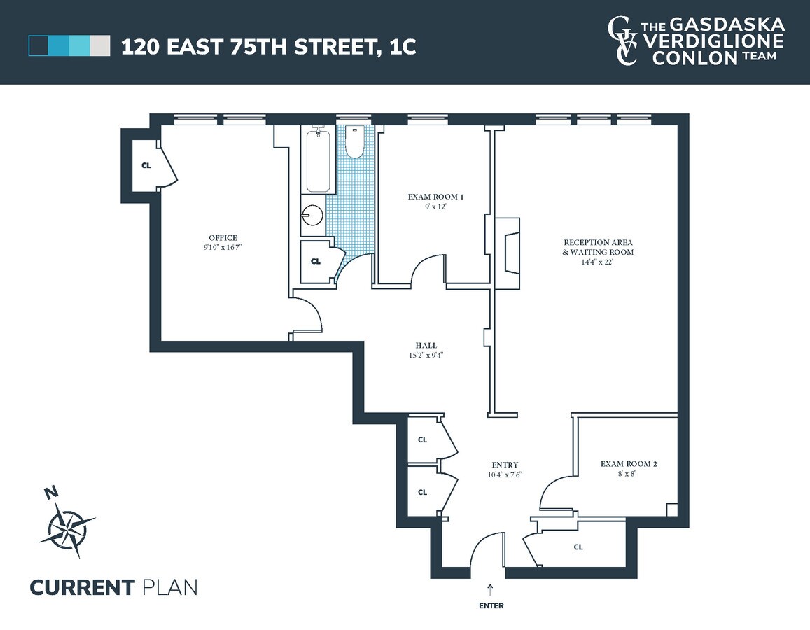 120 E 75th St, New York, NY 10021 - Unit 1C -  - Floor Plan - Image 1 of 11