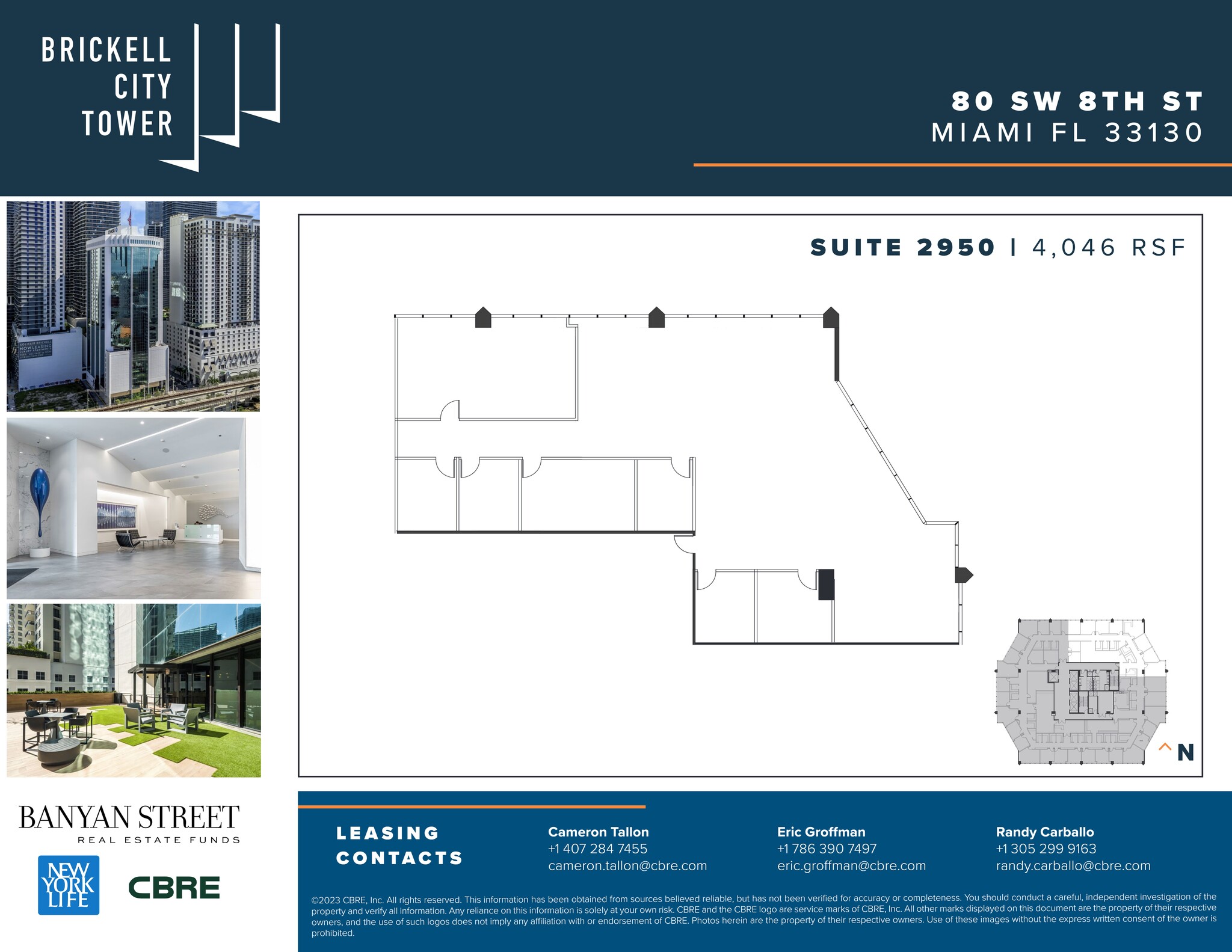 80 SW 8th St, Miami, FL for lease Site Plan- Image 1 of 1