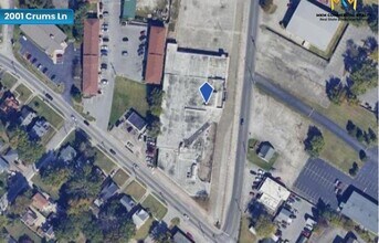 2001 Crums Ln, Louisville, KY - AERIAL  map view