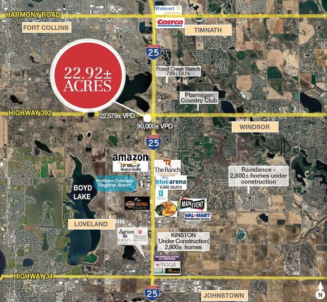 SWC I-25 & Hwy 392, Fort Collins, CO à vendre - Photo du bâtiment - Image 2 de 3