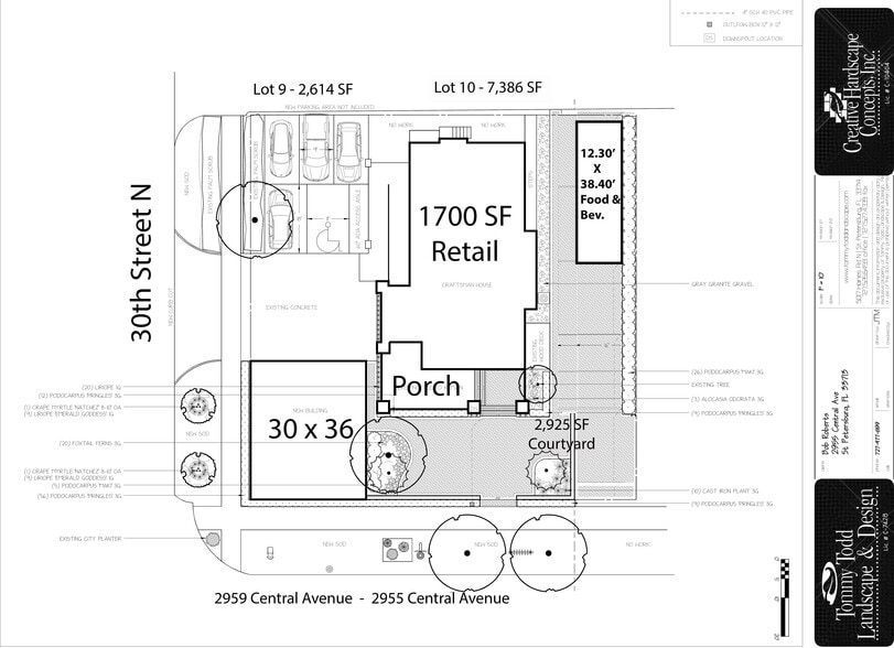 2955 Central Ave, Saint Petersburg, FL for lease - Site Plan - Image 1 of 18