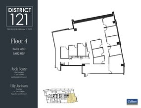 7300 SH 121 SB, McKinney, TX à louer Plan d’étage- Image 1 de 2