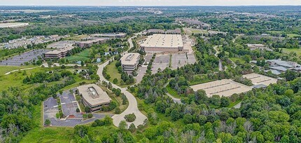 W126N7338 Flint Rd, Menomonee Falls, WI - Aerial map view