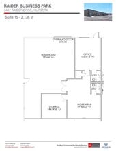 3425 Raider Dr, Hurst, TX à louer Plan de site- Image 1 de 1