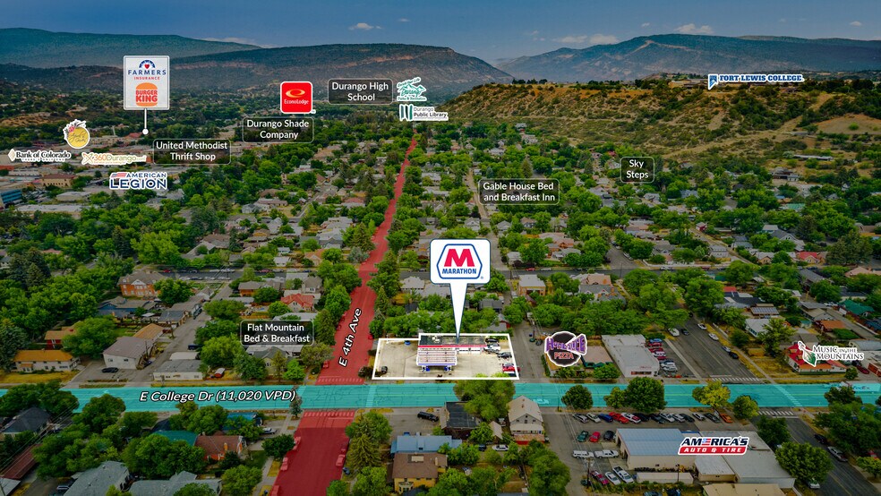 600 E 4th Ave, Durango, CO à vendre - Photo du bâtiment - Image 2 de 4