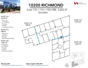 10200 Richmond Ave, Houston, TX for lease Floor Plan- Image 2 of 3