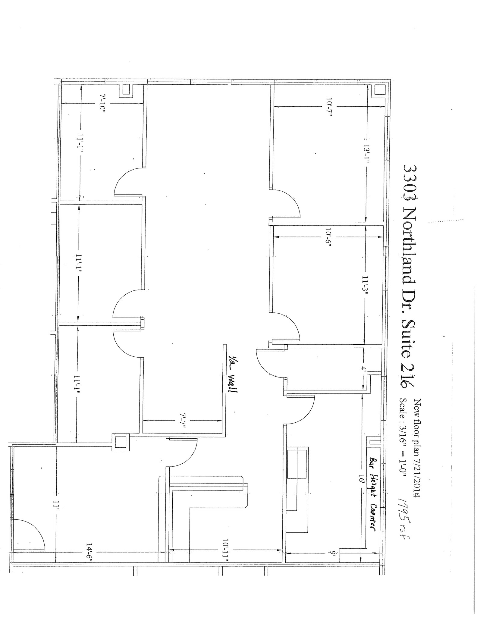 3301-3305 Northland Dr, Austin, TX à louer Plan de site- Image 1 de 1