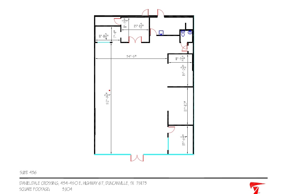434-450 E Highway 67, Duncanville, TX à vendre Plan d’étage- Image 1 de 1