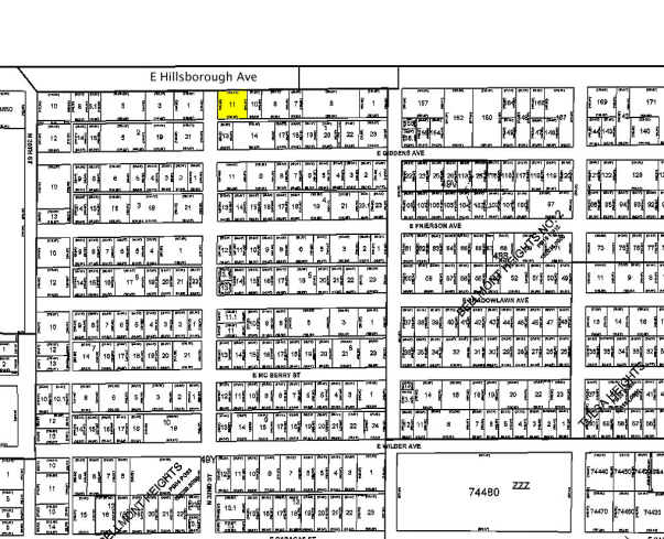 3201 E Hillsborough Ave, Tampa, FL à vendre Plan cadastral- Image 1 de 1