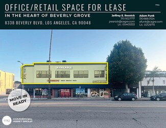 Plus de détails pour 8330-8338 Beverly Blvd, Los Angeles, CA - Bureau/Commerce de détail à louer