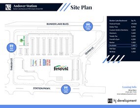 2218-2279 NW Bunker Lake Blvd, Andover, MN à louer Plan de site- Image 1 de 3