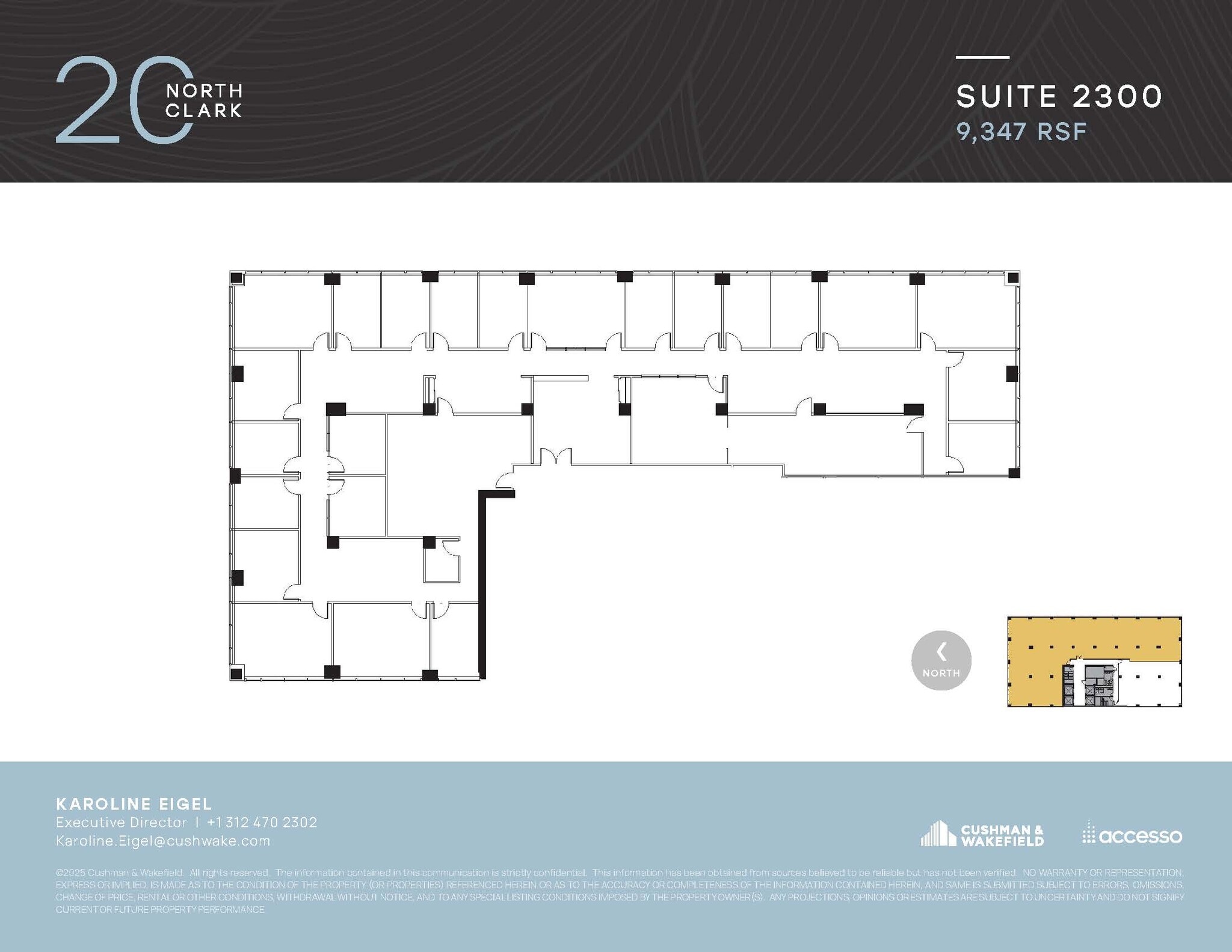 20 N Clark St, Chicago, IL for lease Floor Plan- Image 1 of 1