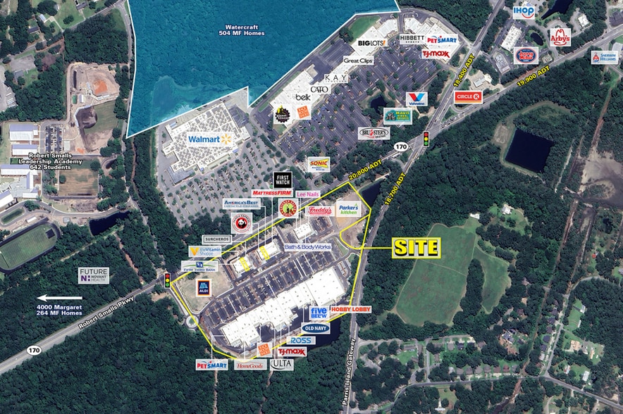 336 Robert Smalls Parkway, Beaufort, SC à louer - Aérien - Image 3 de 5