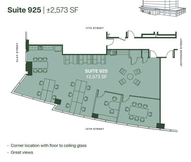 555 12th St, Oakland, CA for lease Floor Plan- Image 1 of 1