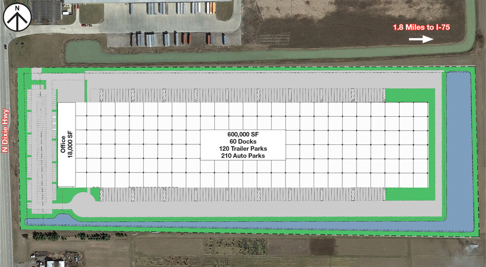 20536 N Dixie Hwy, Bowling Green, OH for lease - Site Plan - Image 2 of 2