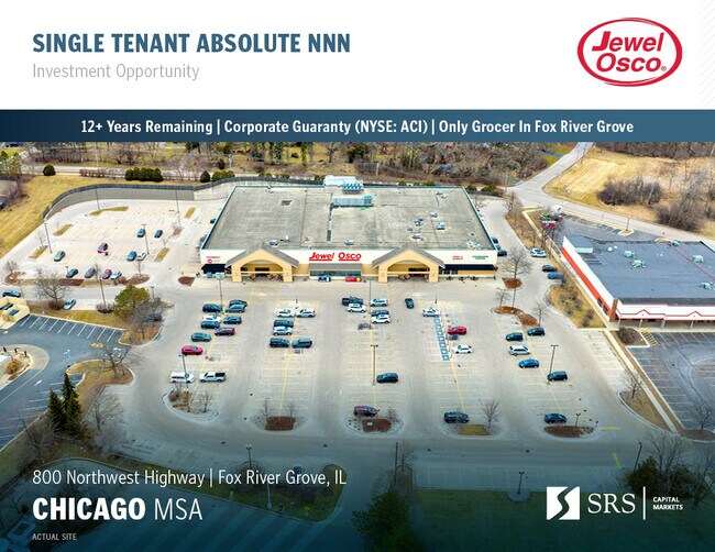 Plus de détails pour 800 Northwest Hwy, Fox River Grove, IL - Commerce de détail à vendre