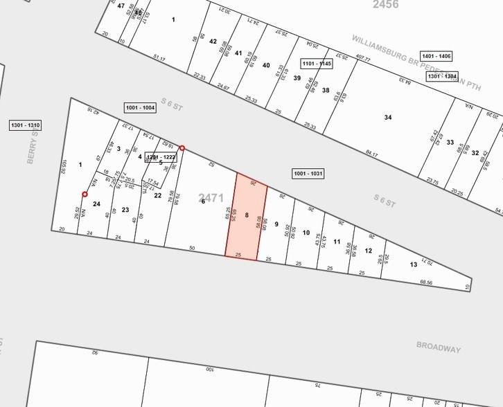 103 Broadway, Brooklyn, NY for lease - Plat Map - Image 2 of 12