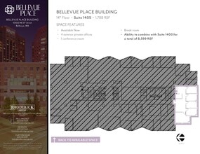 10500 NE 8th St, Bellevue, WA for lease Floor Plan- Image 2 of 2
