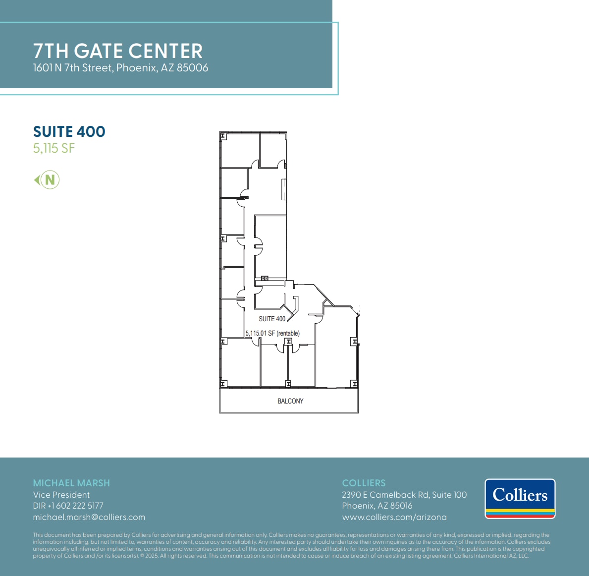 1601 N 7th St, Phoenix, AZ à vendre Plan d’étage- Image 1 de 1