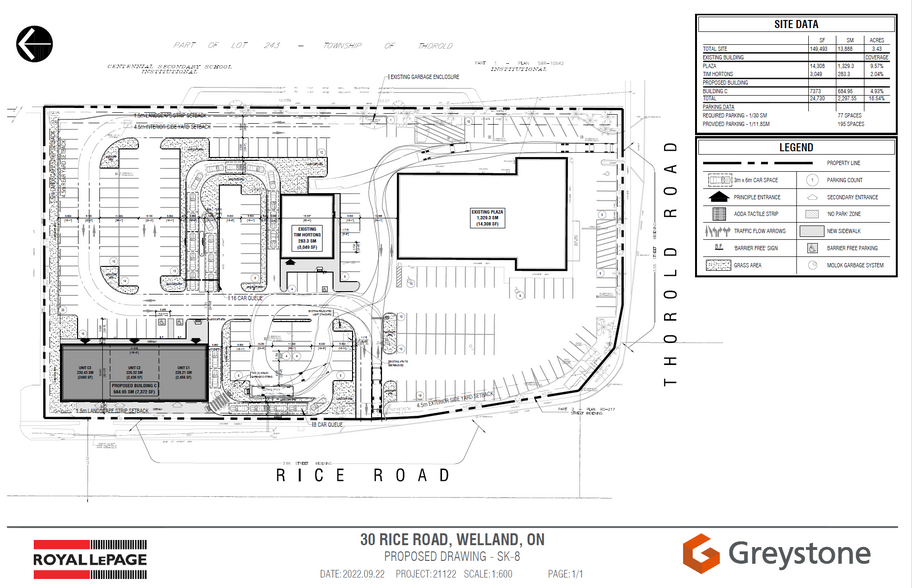 30 Rice Rd, Welland, ON à louer - Plan de site - Image 3 de 3