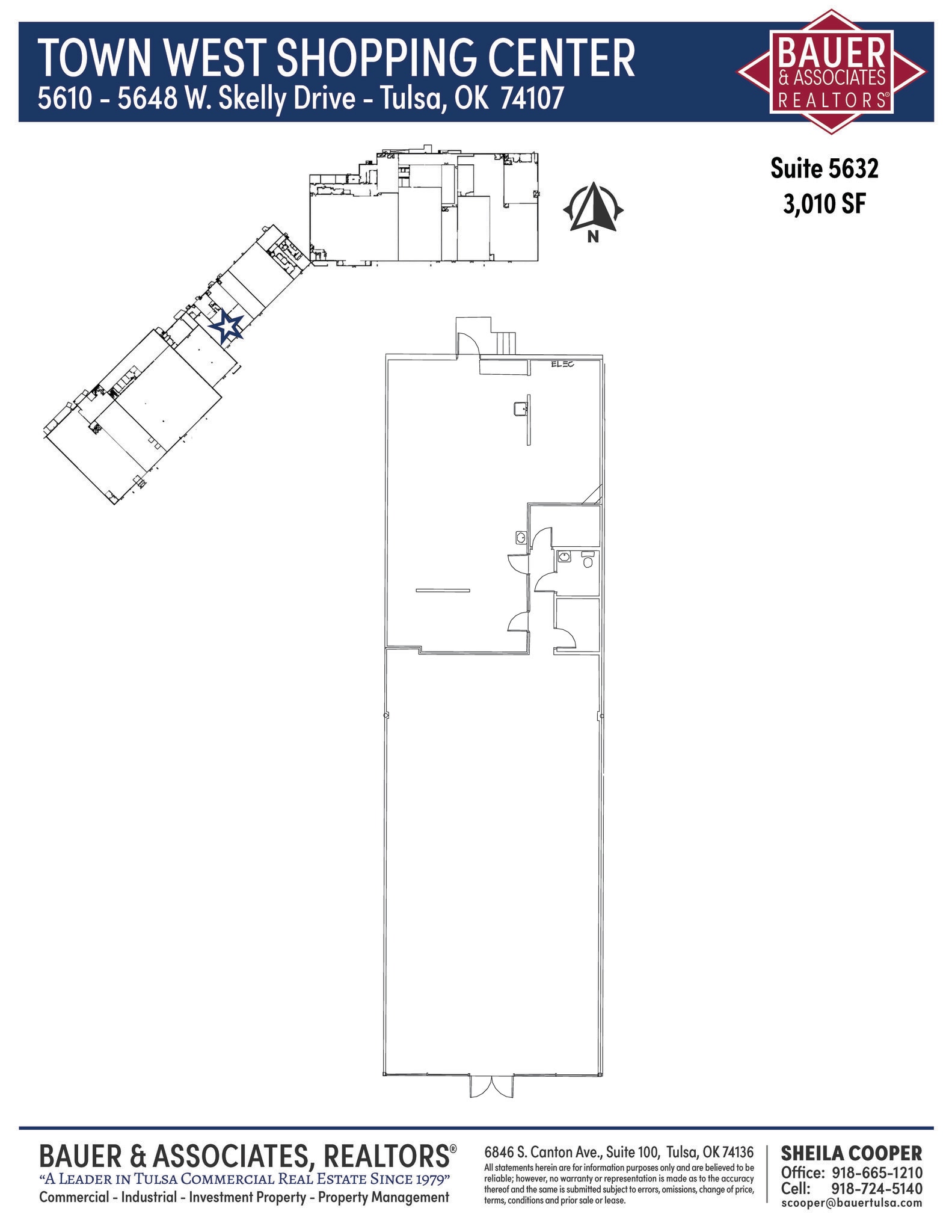 5610-5648 W Skelly Dr, Tulsa, OK for lease Floor Plan- Image 1 of 2