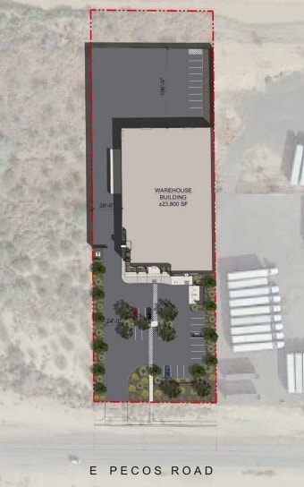 11244 E Pecos Rd, Mesa, AZ for lease - Site Plan - Image 1 of 9