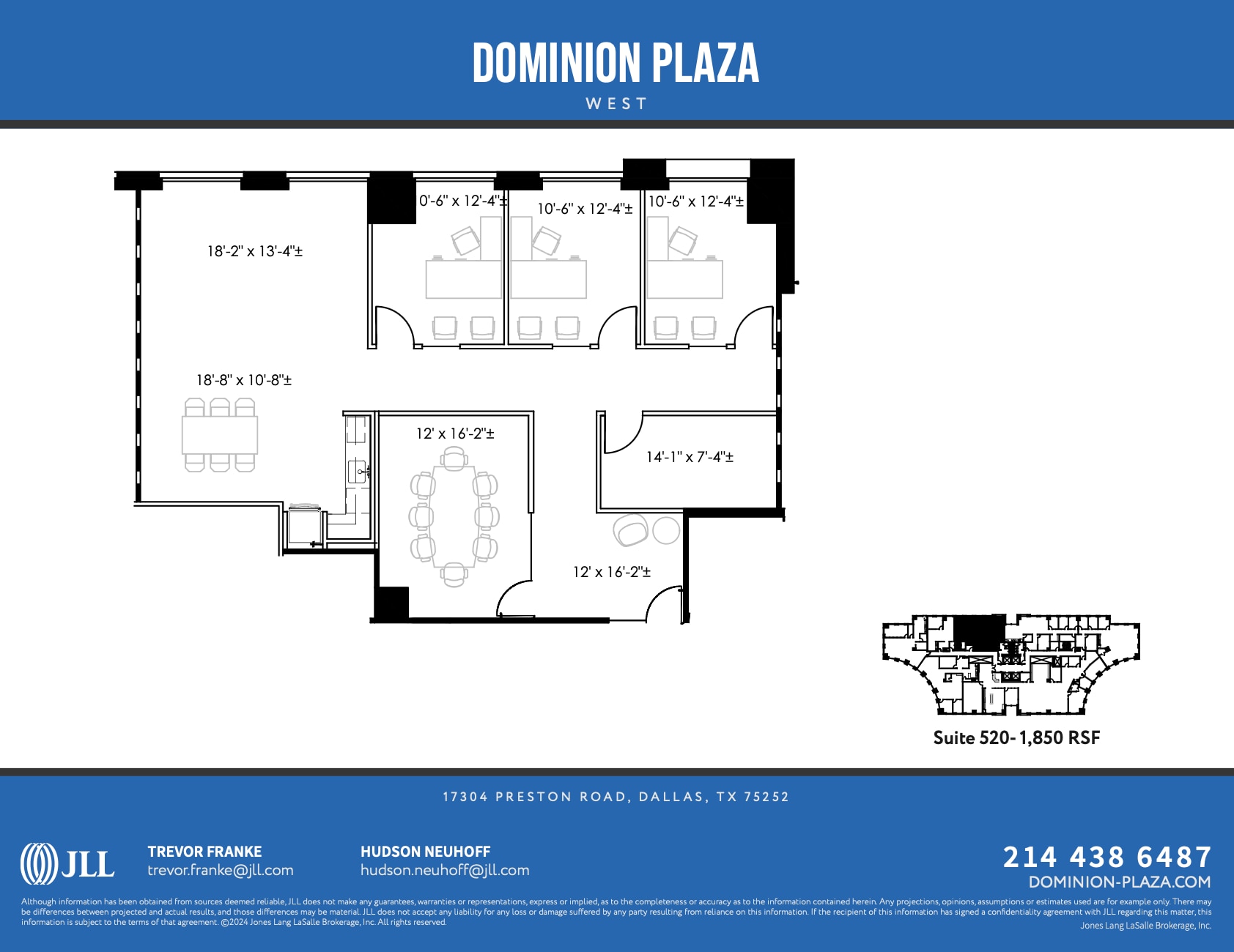 17304 Preston Rd, Dallas, TX à louer Plan d’étage- Image 1 de 1