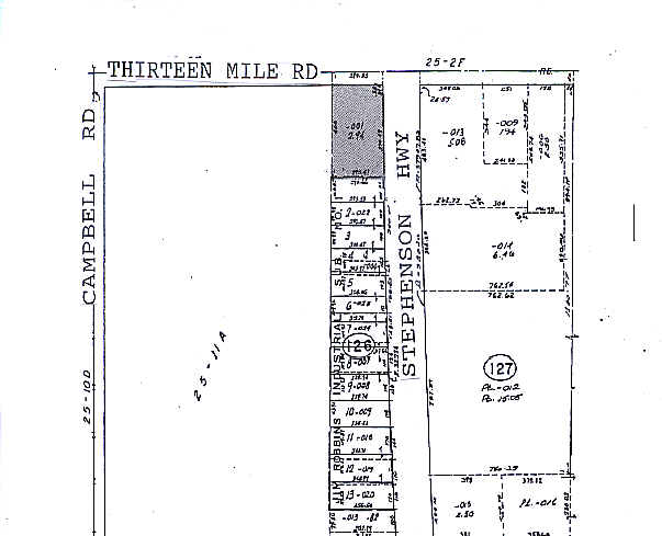 30773-30785 Stephenson Hwy, Madison Heights, MI for sale - Plat Map - Image 2 of 8