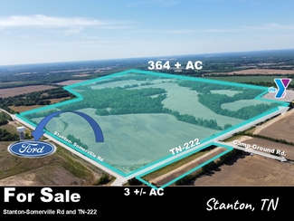 Plus de détails pour TN 222 Hwy at Stanton Somerville Rd., Stanton, TN - Terrain à vendre