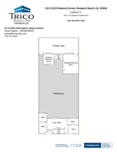 868-882 W 16th St, Newport Beach, CA à louer Plan d’étage- Image 1 de 1