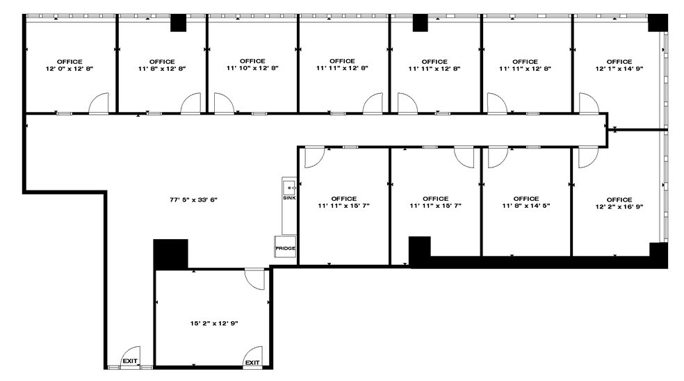 4045 NW 64th St, Oklahoma City, OK à louer - Plan d’étage - Image 2 de 2