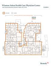 240-250 Charlois Blvd, Winston-Salem, NC à louer Plan d’étage- Image 2 de 3