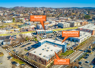 306 Cherokee Blvd, Chattanooga, TN - AÉRIEN  Vue de la carte