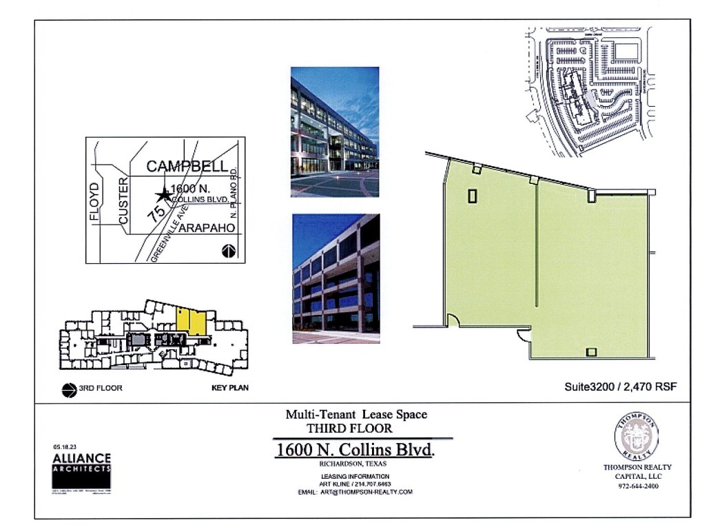 1600 N Collins Blvd, Richardson, TX for lease Floor Plan- Image 1 of 1